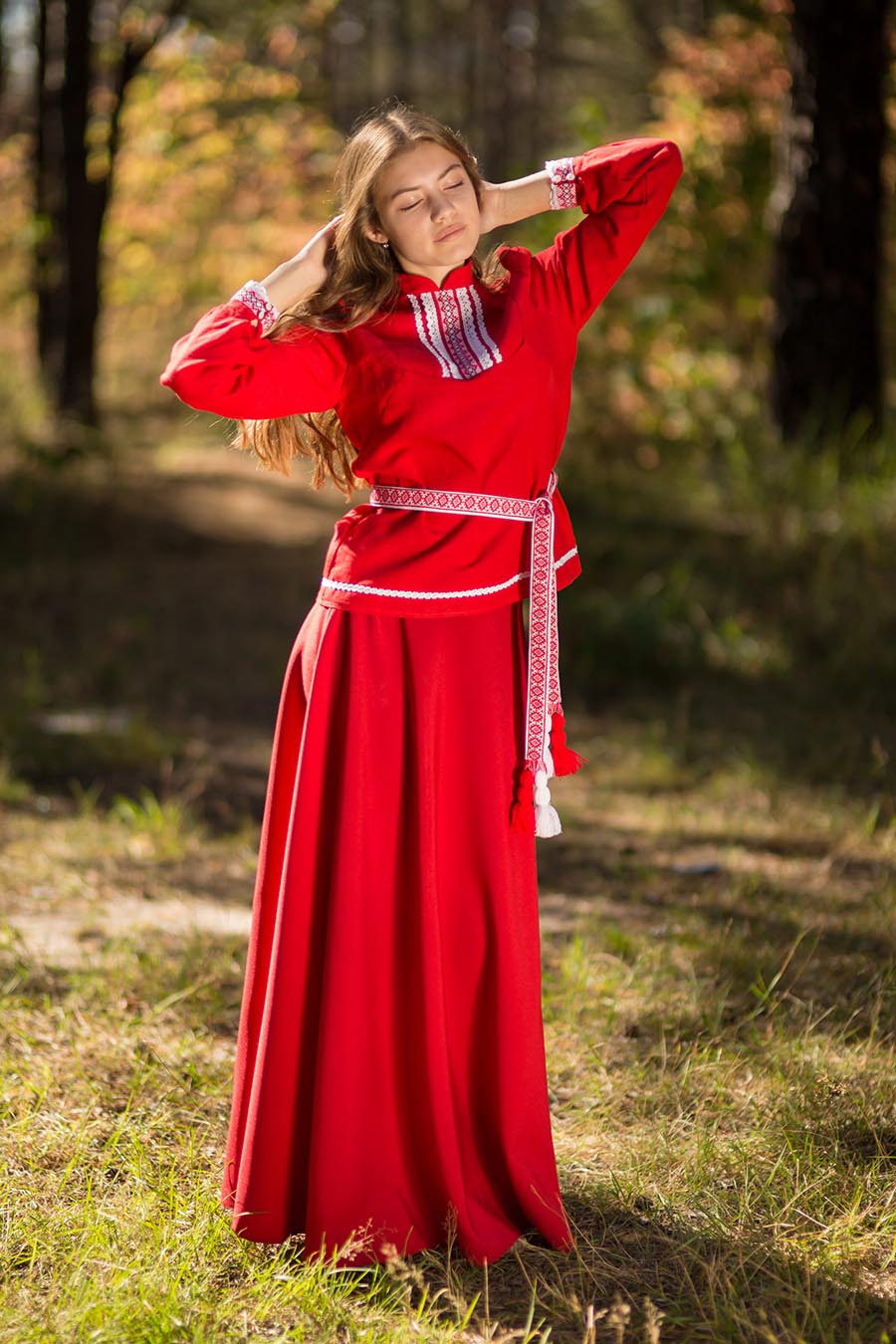 Underwear Women in Slavic costumes in Kampinas