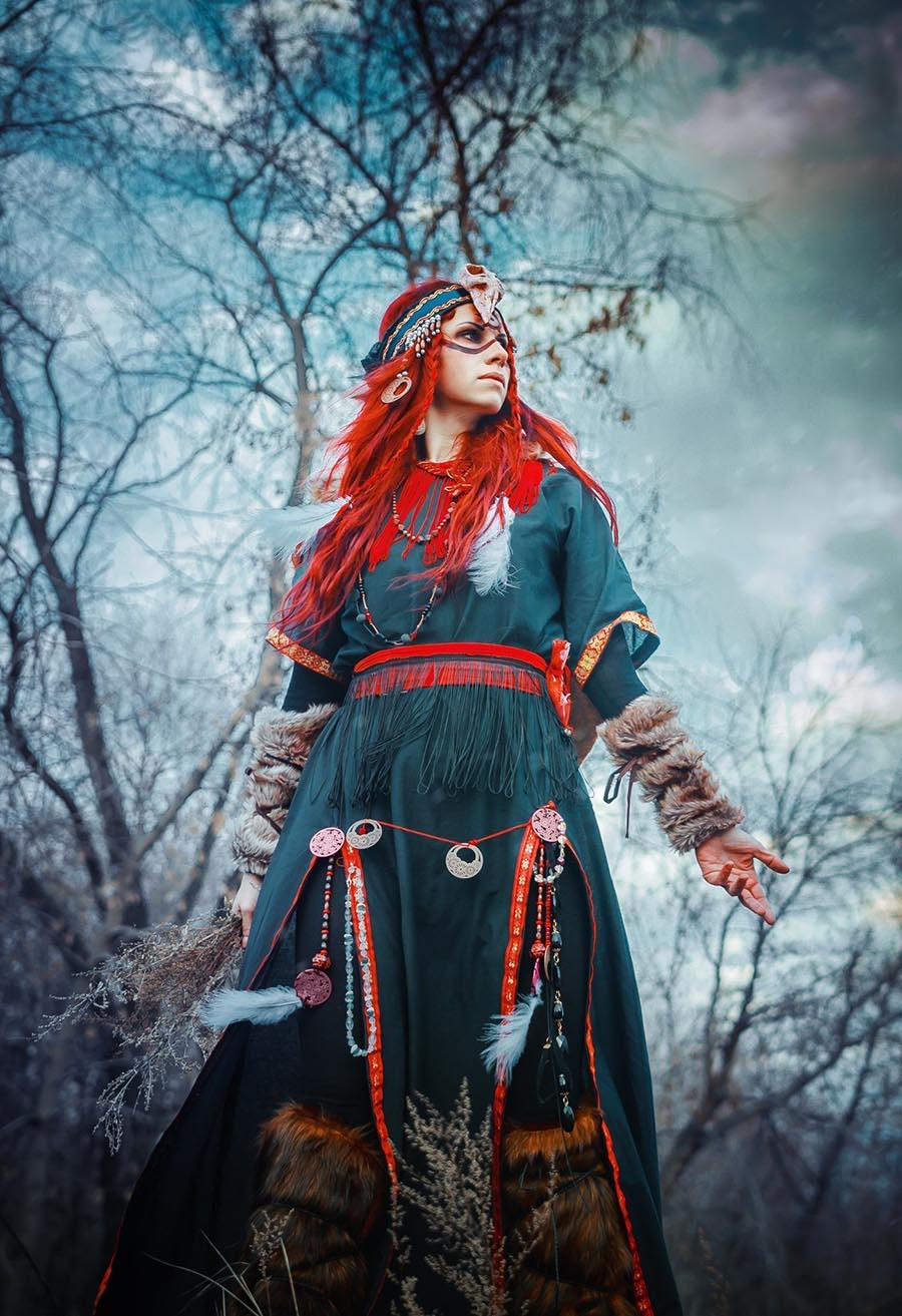 Girls in Slavic costumes underwear in Kampinas