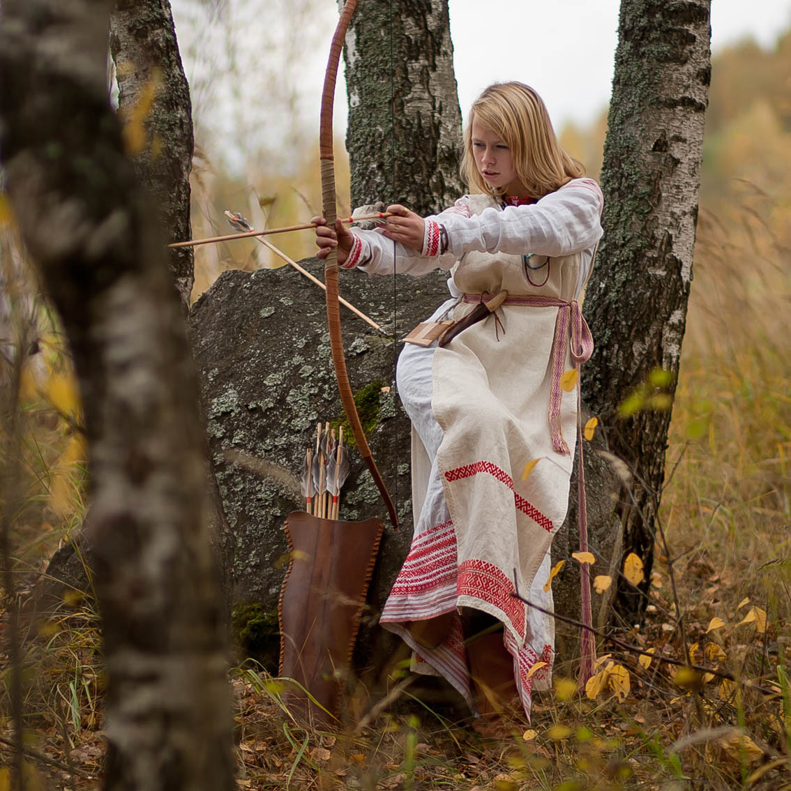 Sexy photo Girls in Slavic costumes in Kampinas